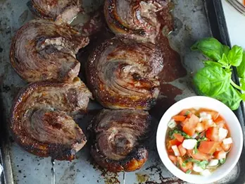 Churrasco brasileiro na brasa